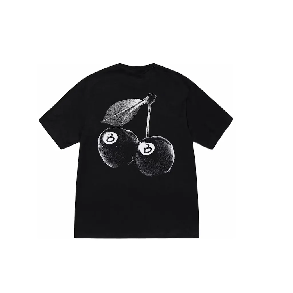 Stussy Cherries Tee Black t shirt streetwear