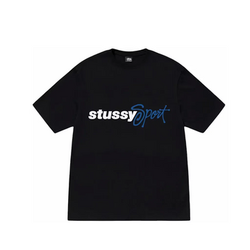Stussy Sport Script Tee Black t shirt streetwear