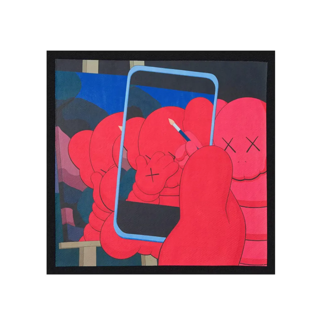 KAWS x Uniqlo Warhol Graphic 476119 Sweatshirt Black t shirt streetwear