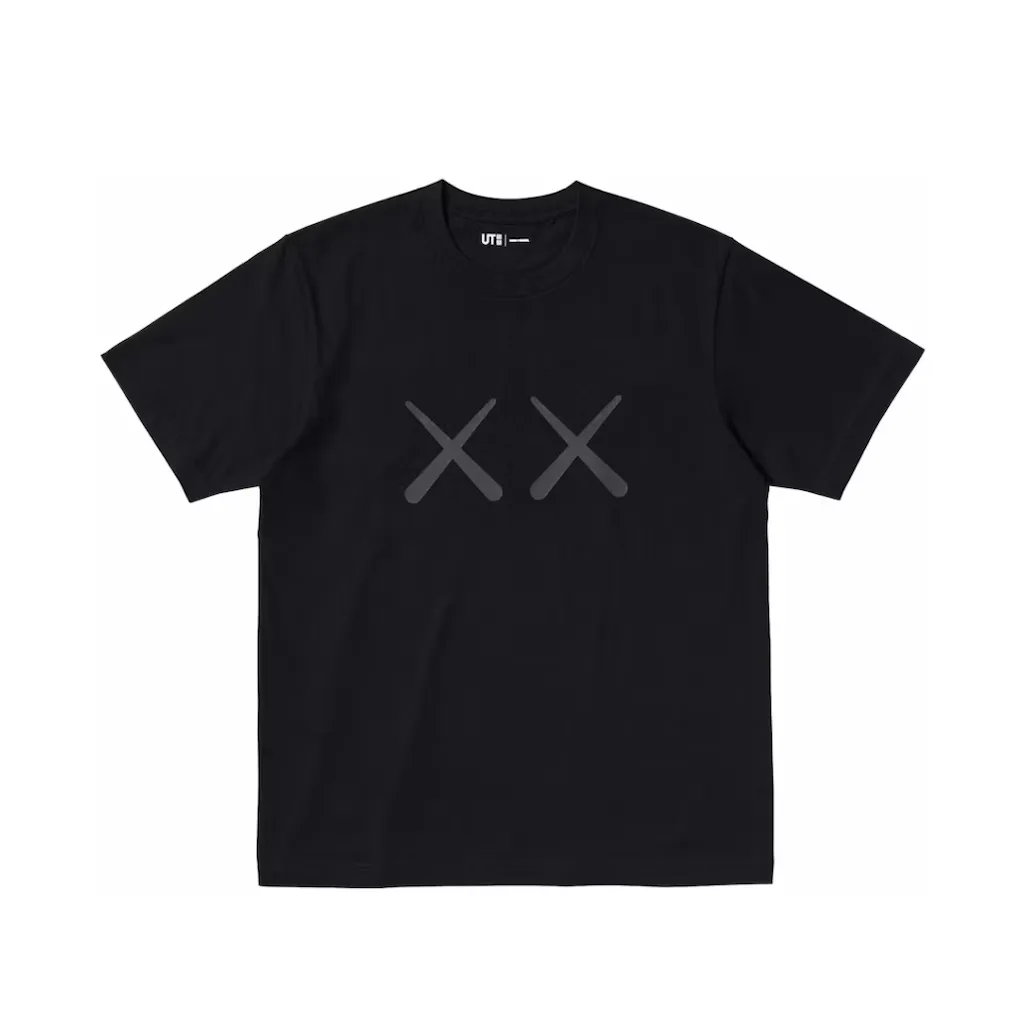 KAWS x Uniqlo Warhol UT Graphic 476352 T-shirt Black t shirt streetwear