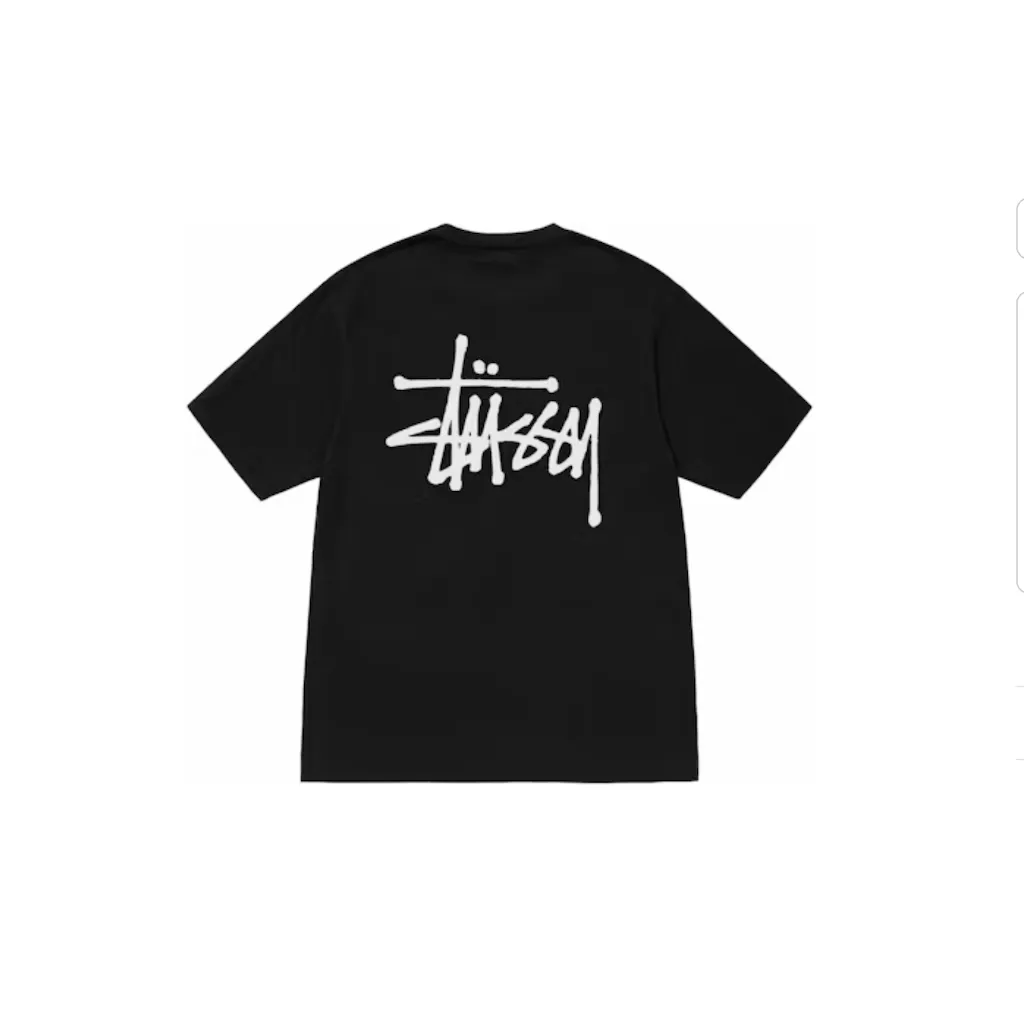 Stussy Basic T-shirt Black t shirt streetwear