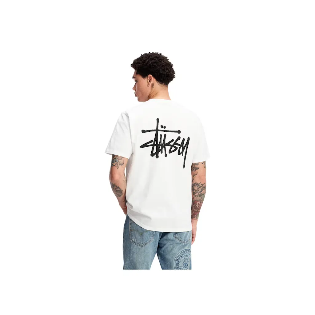 Stussy Basic T-shirt White t shirt streetwear