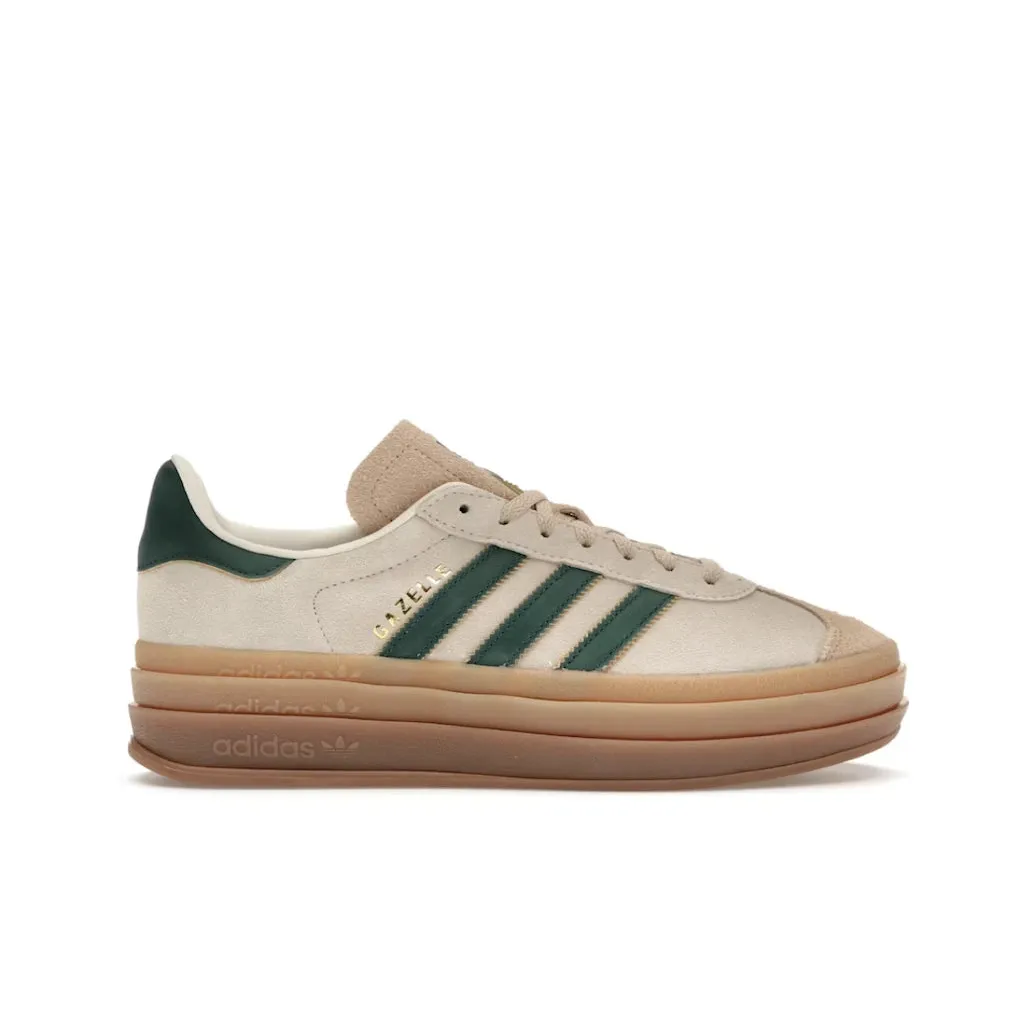 adidas Gazelle Bold Magic Beige Collegiate Green