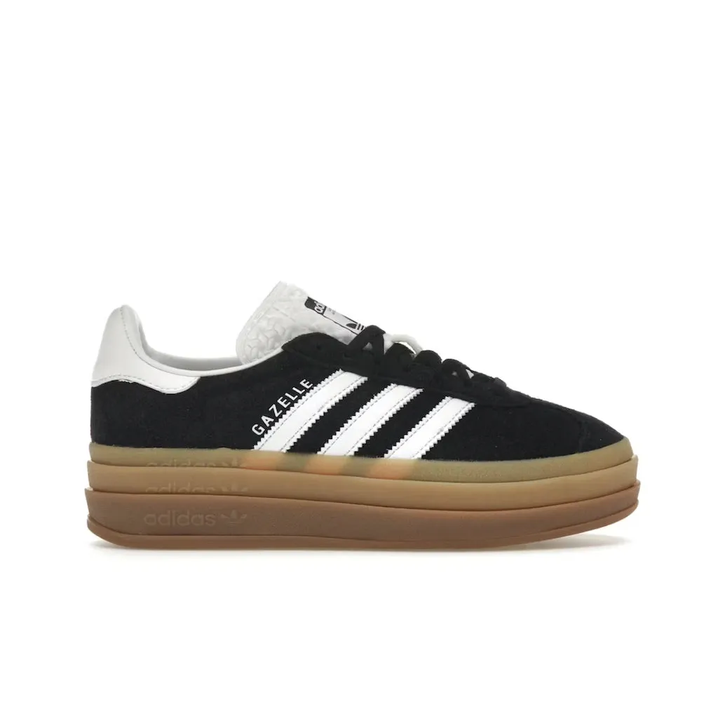 adidas Gazelle Bold Black White Gum