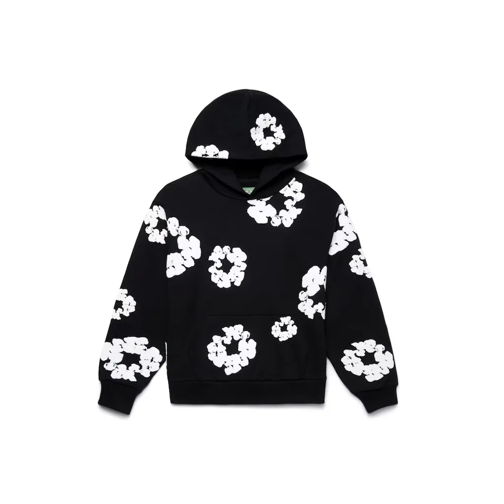 Denim Tears The Cotton Wreath Sweatshirt Black bluza streetwear