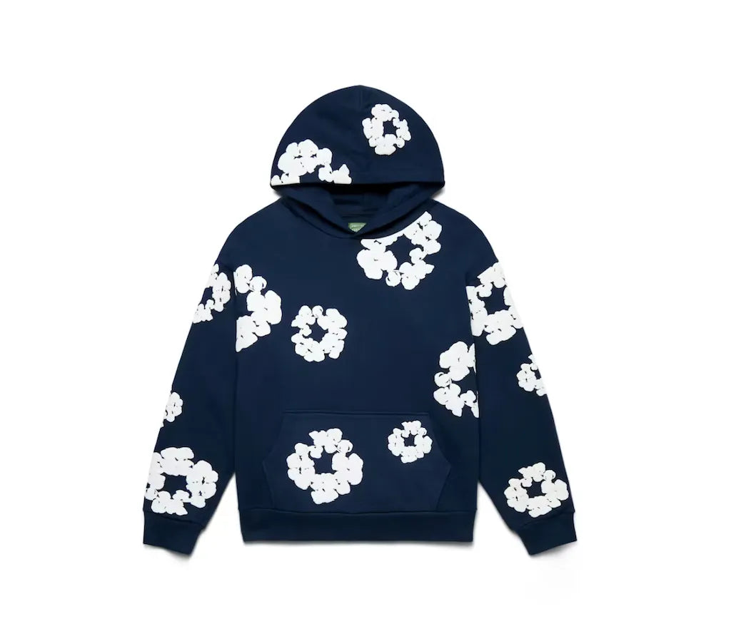 Denim Tears The Cotton Wreath Sweatshirt Navy