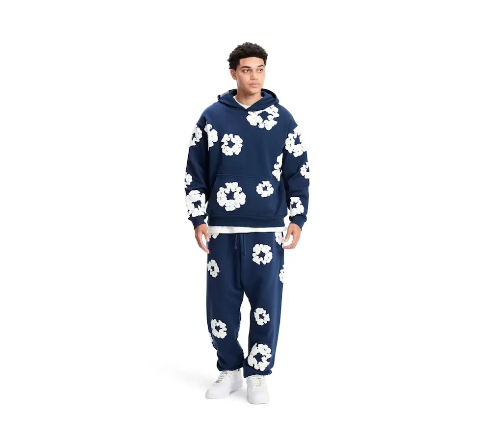 Denim Tears The Cotton Wreath Sweatshirt Navy