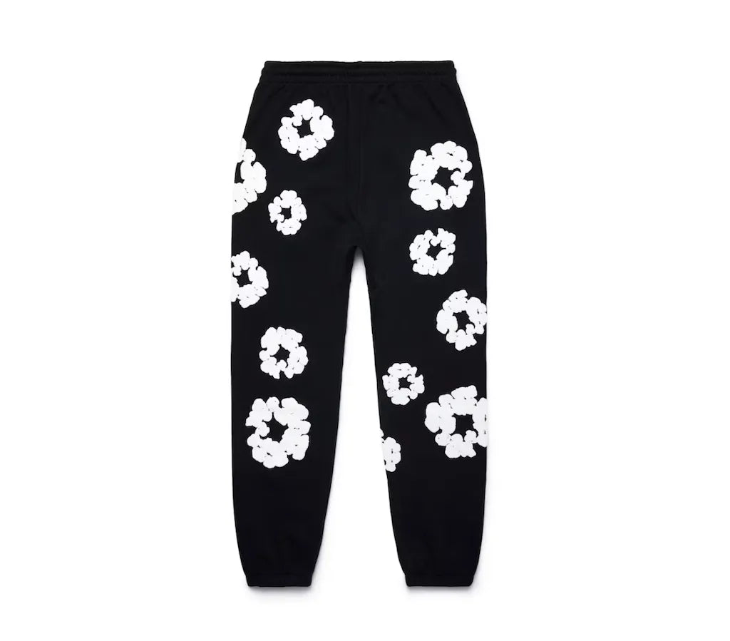 Denim Tears The Cotton Wreath Sweatpants Black