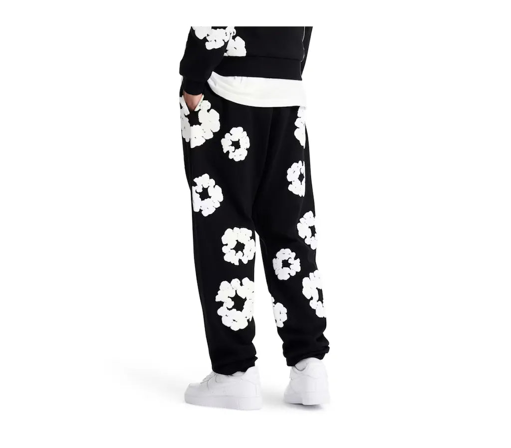 Denim Tears The Cotton Wreath Sweatpants Black