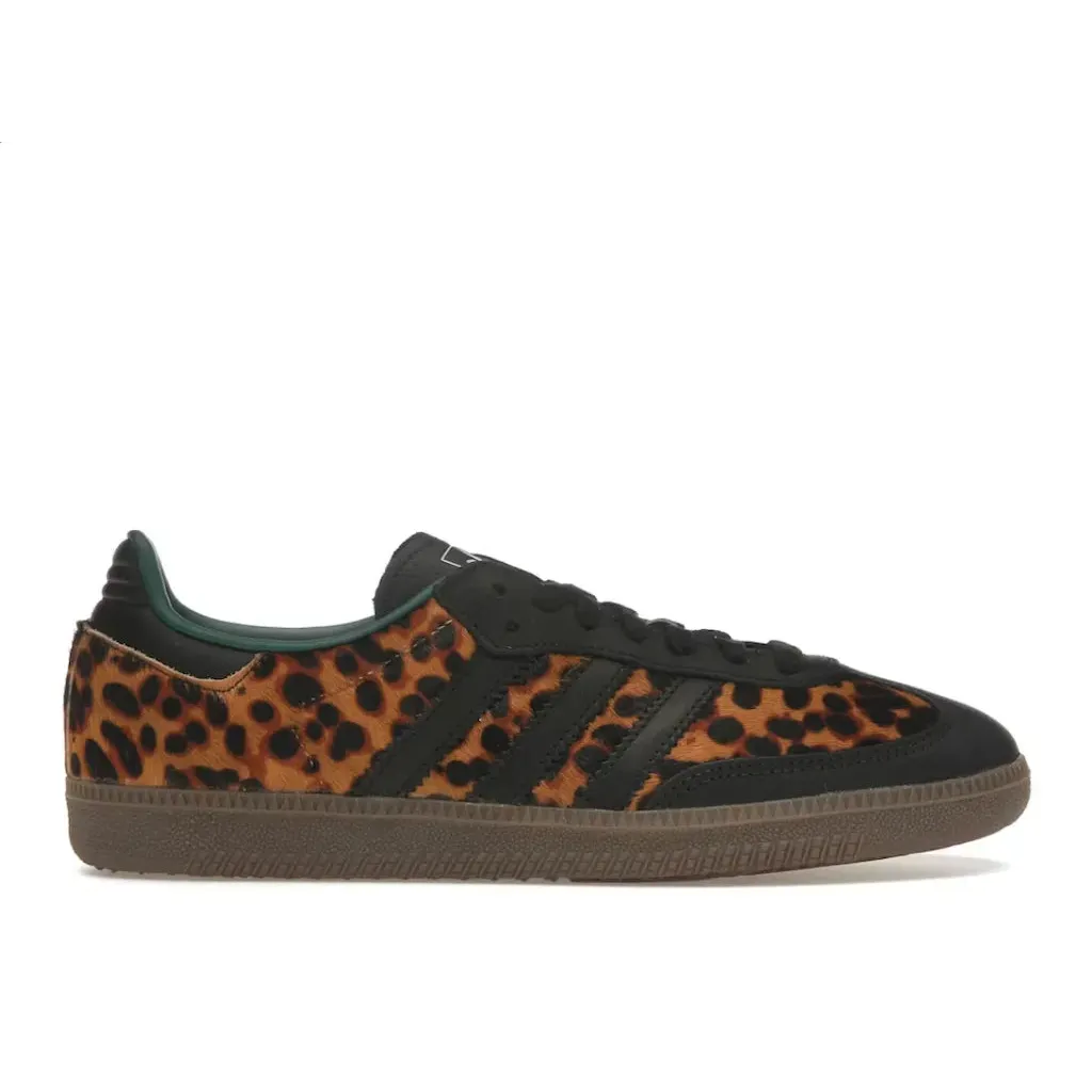 adidas Samba OG Black Green Leopard