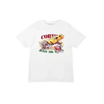 Corteiz Car Crash Tee White