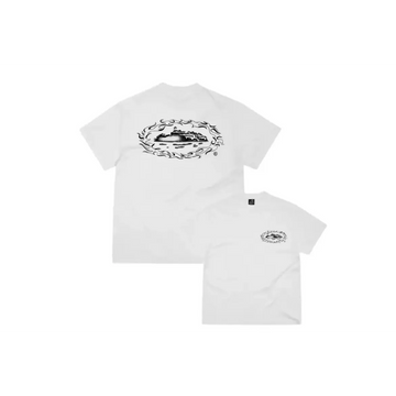 Corteiz Firey Alcatraz T-shirt White