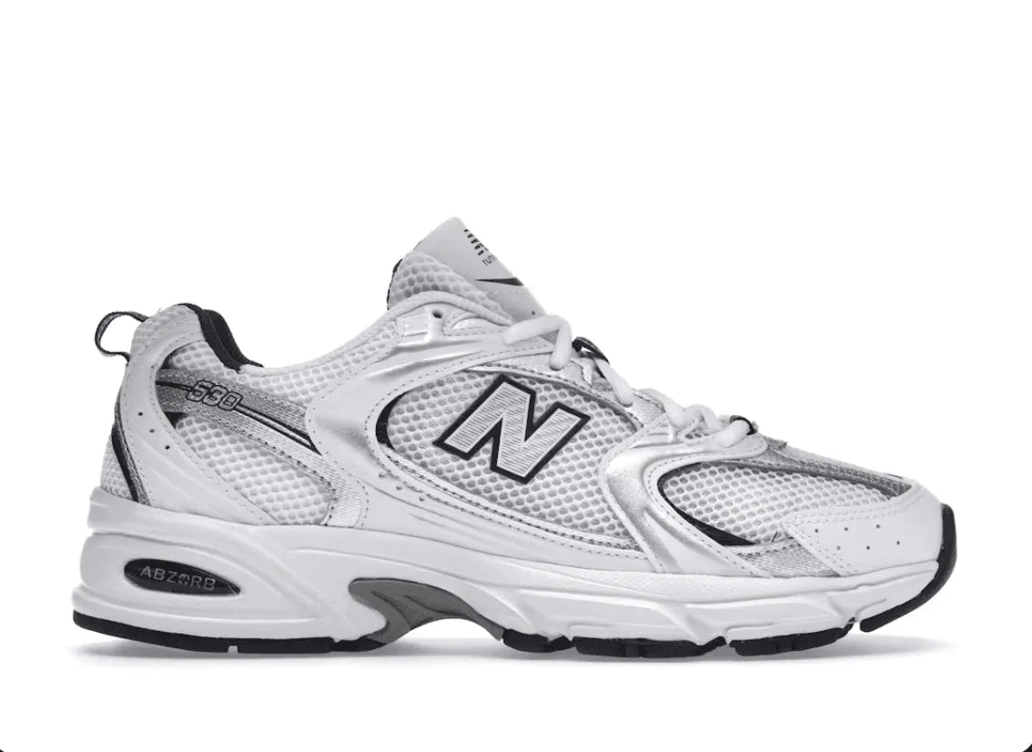 New Balance 530 White Silver Navy