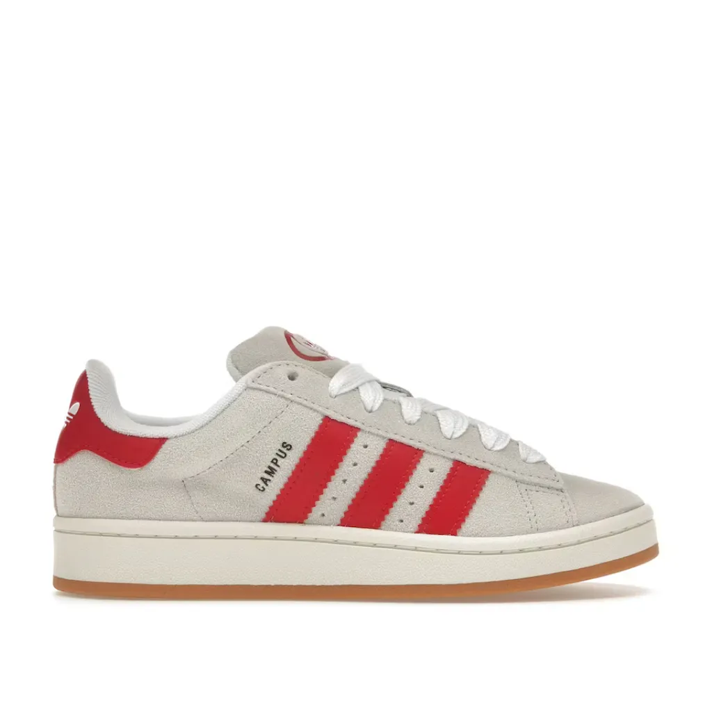 adidas Campus 00s Crystal White Better Scarlet (Women's)