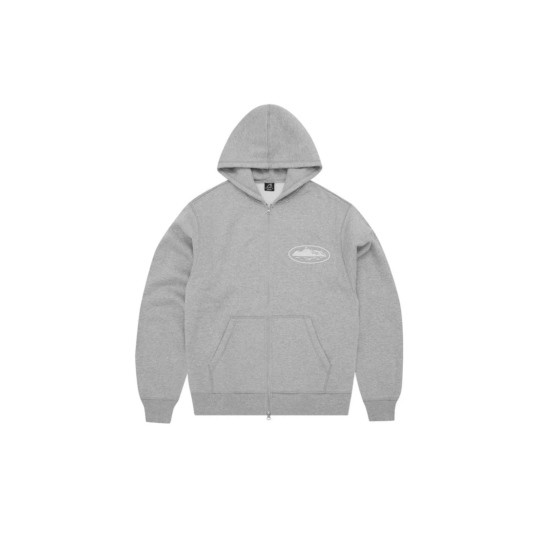 CORTEIZ ISLAND PUFF PRINT ZIP HEATHER GREY spodnie streetwear