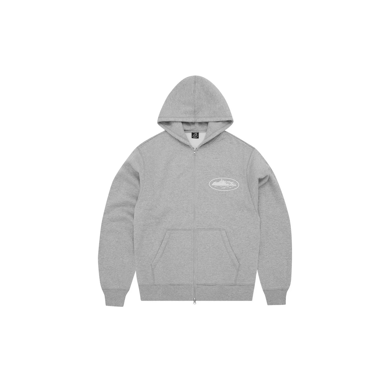 CORTEIZ ISLAND PUFF PRINT ZIP HEATHER GREY spodnie streetwear