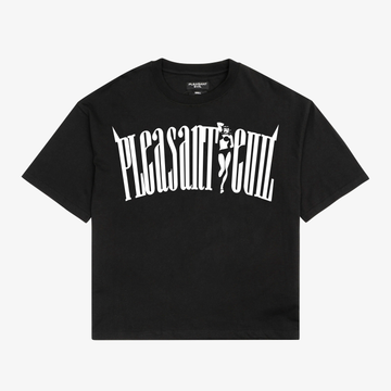 UNIVERSITY LOGO TEE BLACK