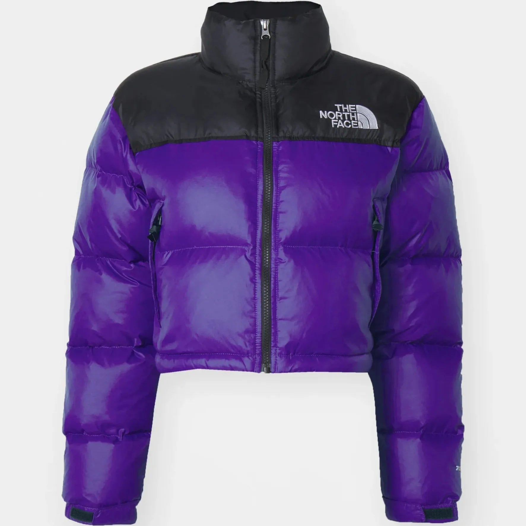 Kurtka Damska The North Face Nuptse 700 Short Fioletowa kurtka streetwear