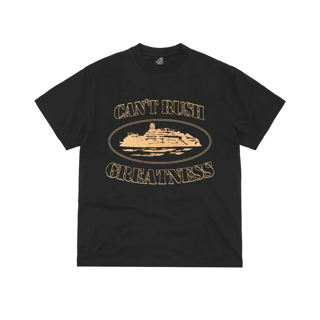 Corteiz x Central Cee Can’t Rush Greatness Tee Black t shirt streetwear
