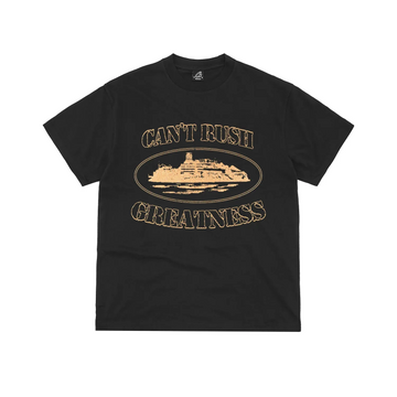 Corteiz x Central Cee Can’t Rush Greatness Tee Black t shirt streetwear