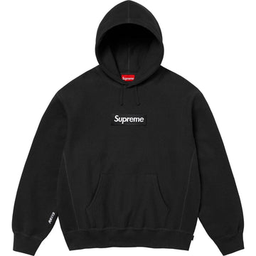 Supreme Box Logo Hooded Sweatshirt Black (FW25) bluza streetwear