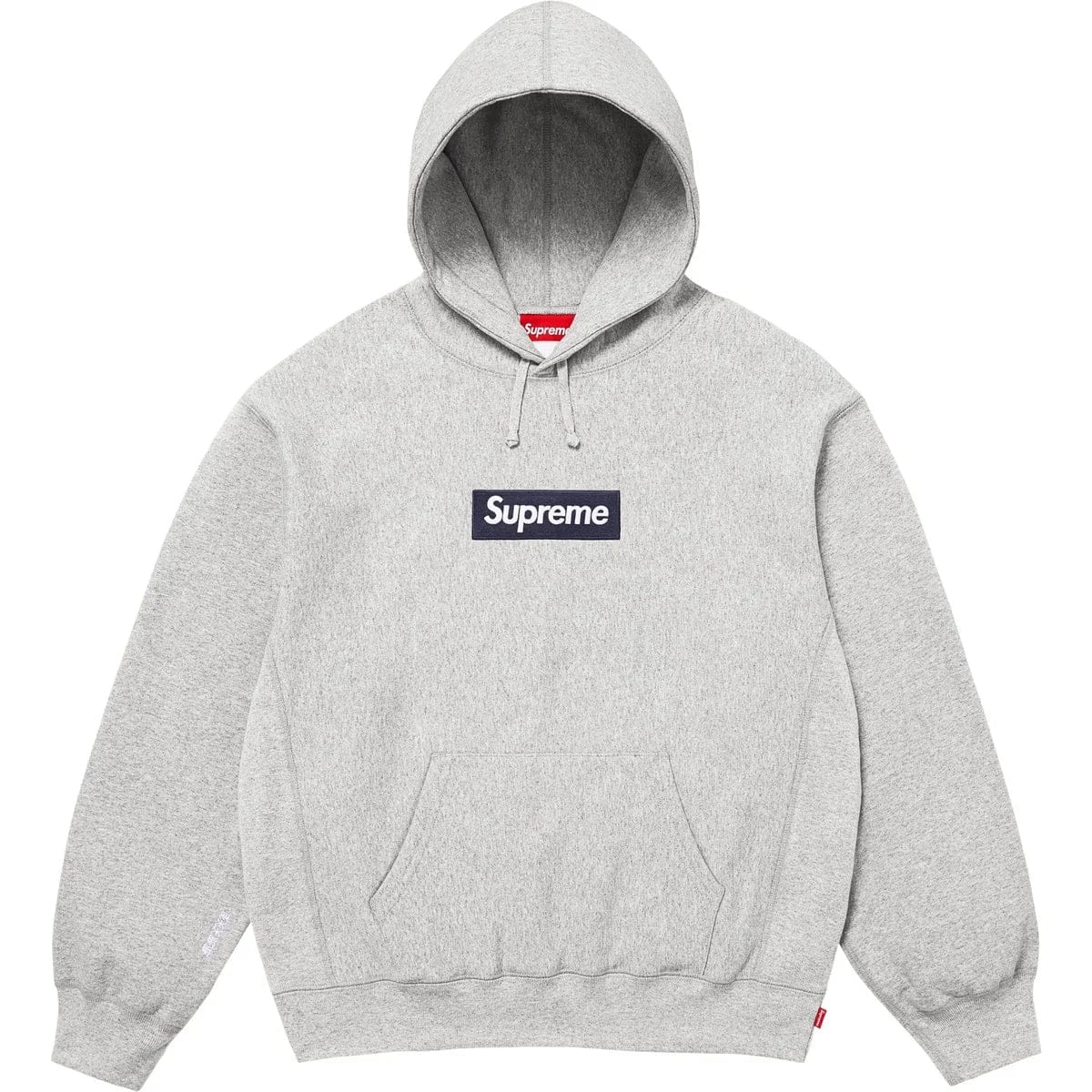 Supreme Box Logo Hooded Sweatshirt Heather Grey (FW25) bluza streetwear