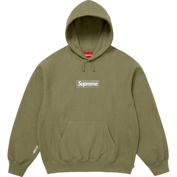Supreme Box Logo Hooded Sweatshirt Olive (FW25) bluza streetwear