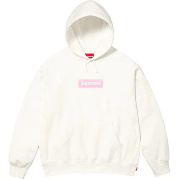 Supreme Box Logo Hooded Sweatshirt White (FW25) bluza streetwear