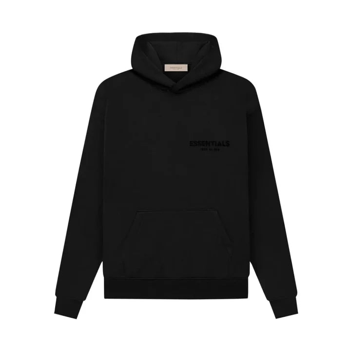 Fear of God Essentials Pullover Chest Logo Hoodie Stretch Limo/Black bluza streetwear