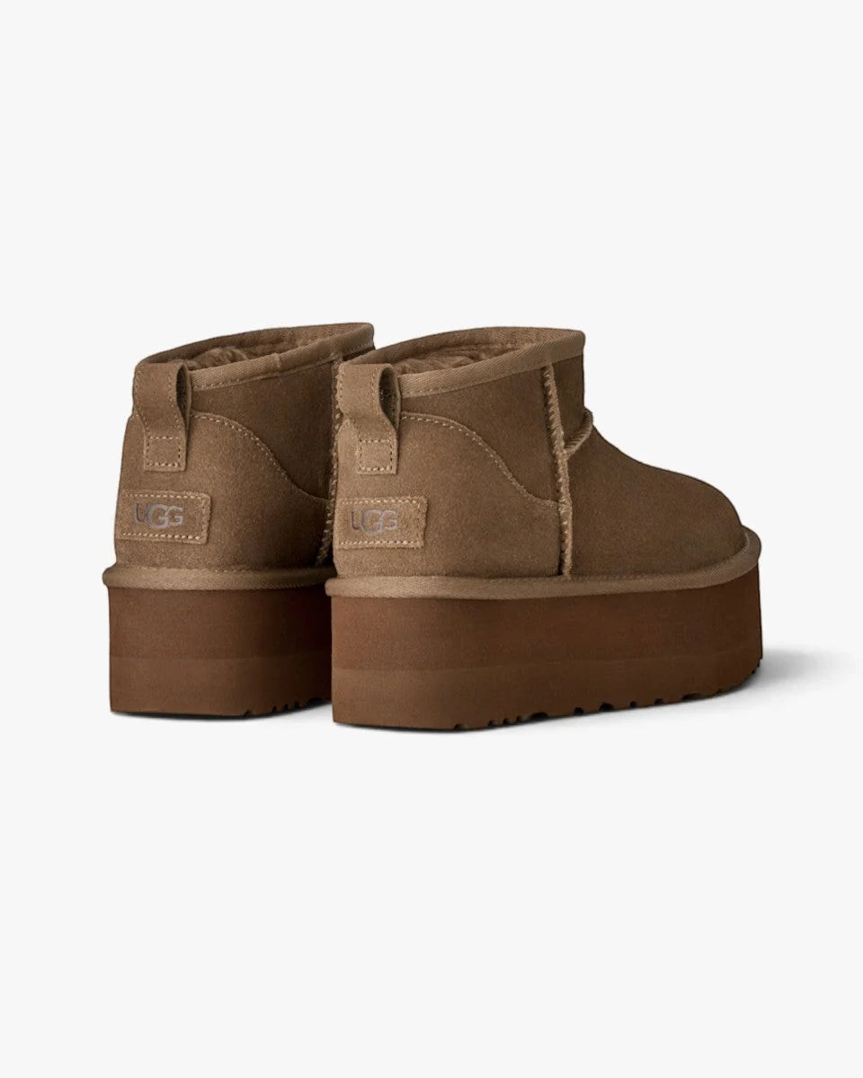 UGG CLASSIC ULTRA MINI PLATFORM LIGHT BRONZE