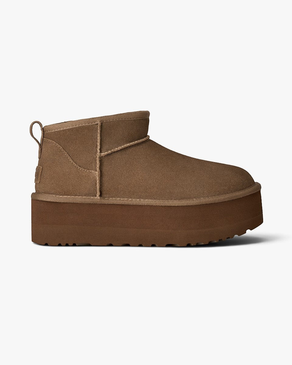 UGG CLASSIC ULTRA MINI PLATFORM LIGHT BRONZE