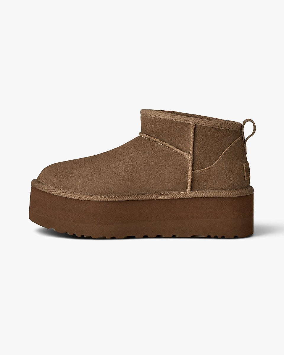 UGG CLASSIC ULTRA MINI PLATFORM LIGHT BRONZE