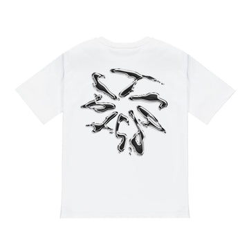 Trapstar Liquid Chrome Tee White