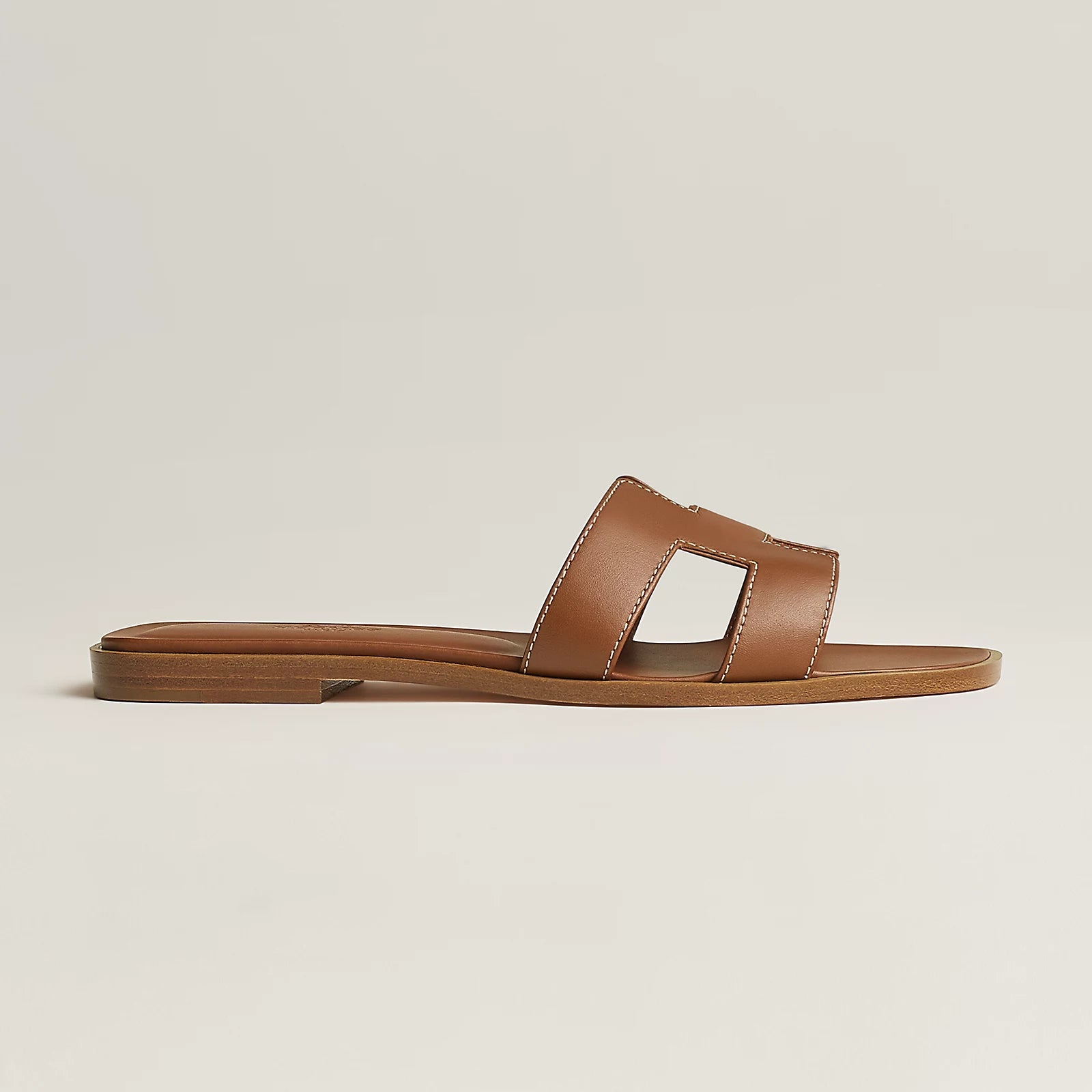 Hermes Oran Sandal Gold Box Calfskin