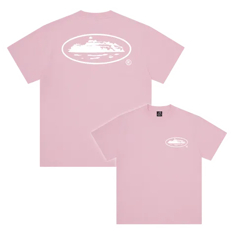 Corteiz OG Island Tee Baby Pink t shirt streetwear