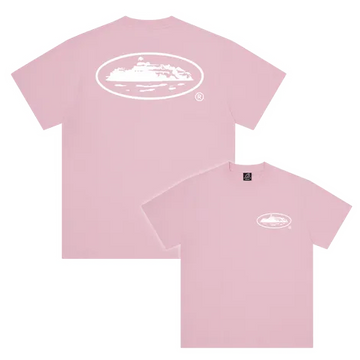 Corteiz OG Island Tee Baby Pink t shirt streetwear