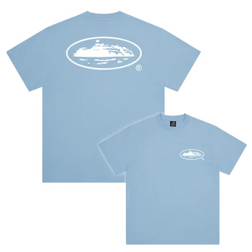 Corteiz OG Island Tee Baby Blue t shirt streetwear