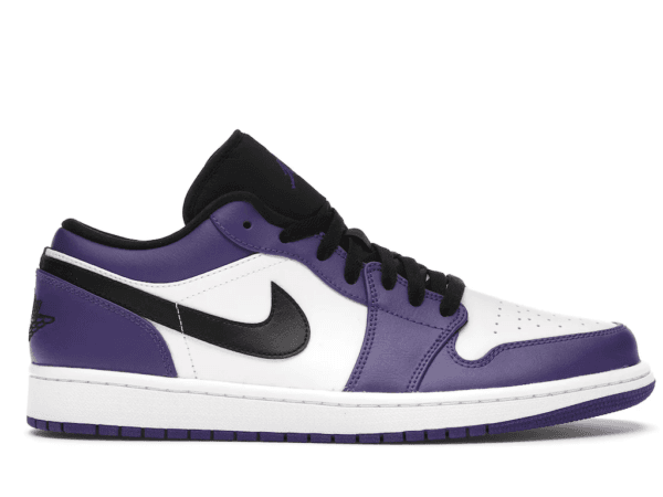 Jordan 1 Low Court Purple White