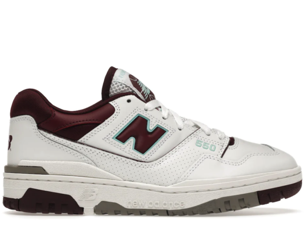 New Balance 550 Burgundy Cyan