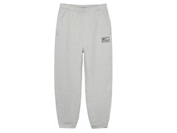 Stussy x Nike NRG BR Fleece Sweatpants (FW23) Grey Heather