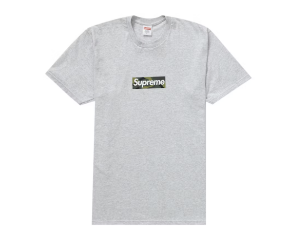 Supreme Box Logo Tee (FW23) Ash Grey