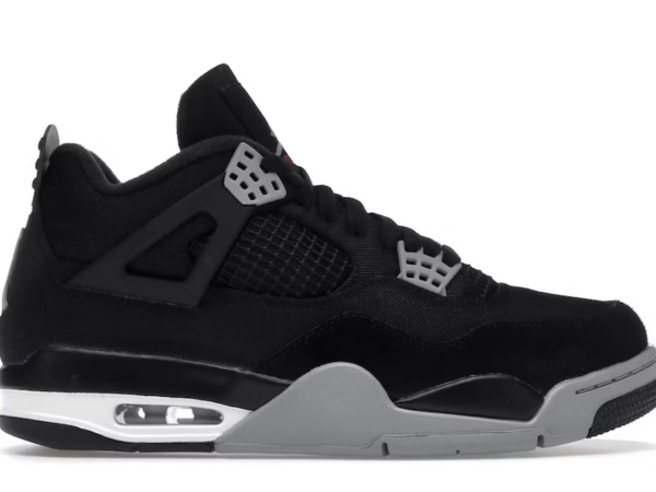 Jordan 4 Black Canvas (GS)