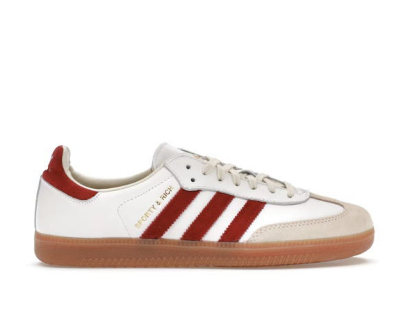 adidas Samba Sporty & Rich White Collegiate Burgundy