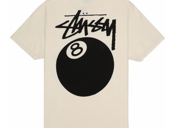 Stussy 8 Ball Pigment Dyed Tee Natural