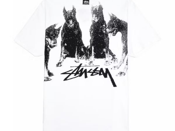 Stussy Doberman Tee White