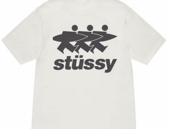 Stussy Surfwalk Pigment Dyed Tee Natural