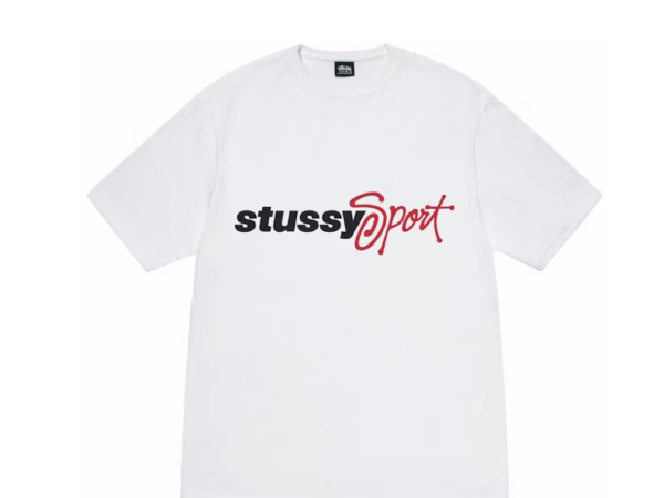 Stussy Sport Script Tee White