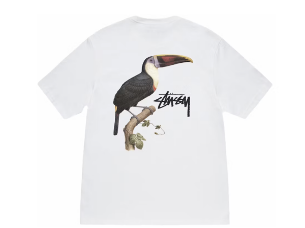 Stussy Toucan Tee White