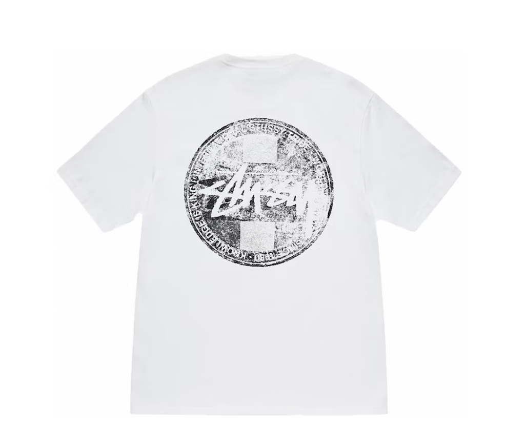 Stussy Dot Stamp Tee White