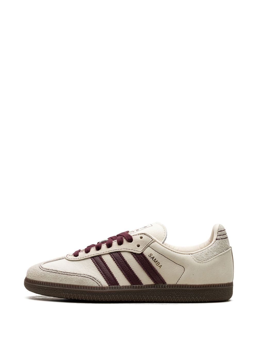 adidas Samba OG Wonder White Maroon - obrazek 2